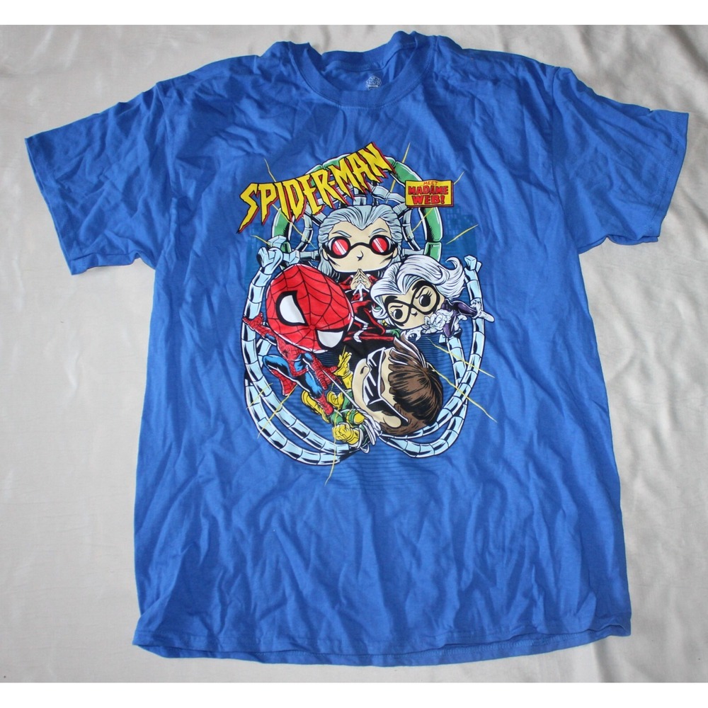 Pop! Tees Spider-Man Marvel Funko Unisex T-Shirt Size L (NEW)